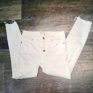 Free People White Jeans